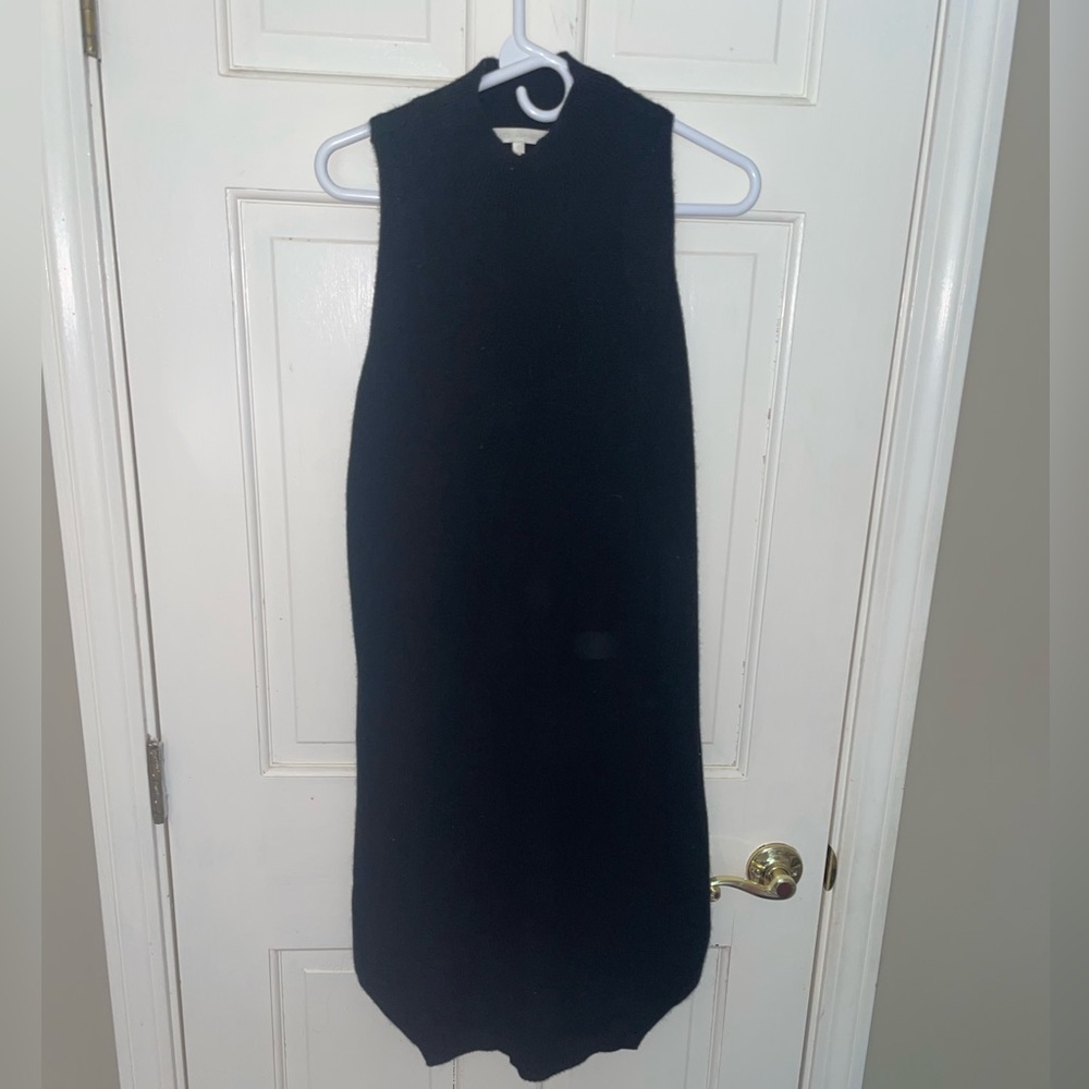 Naked Cashmere black sleeveless midi dress size Large